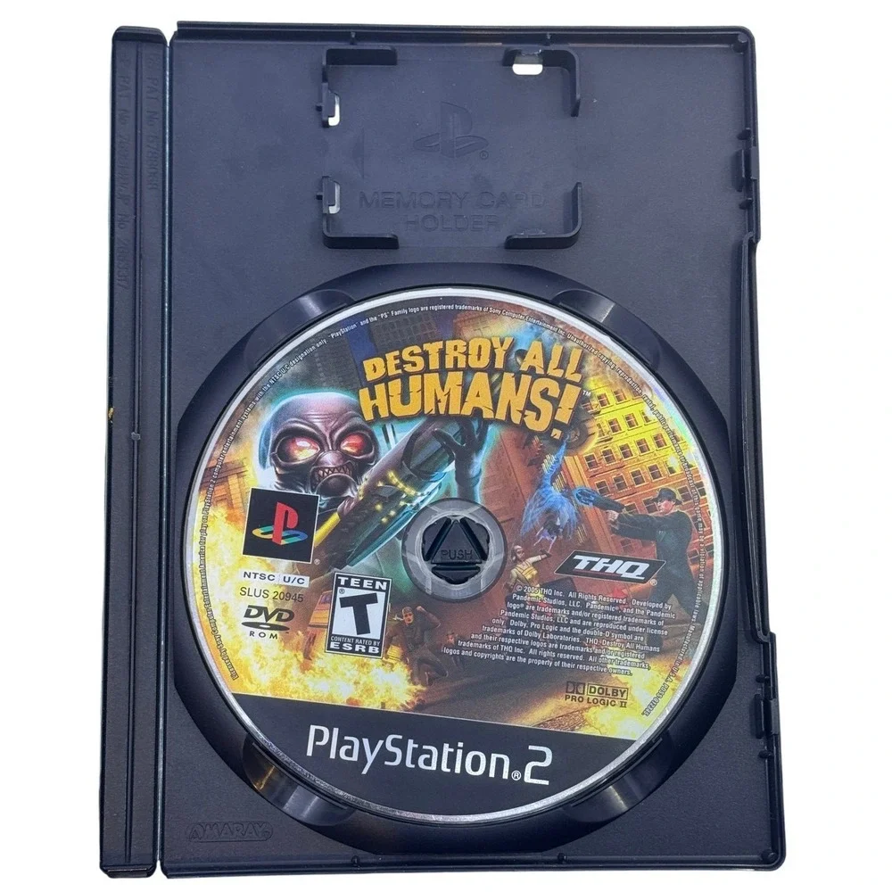 Destroy All Humans Sony PlayStation 2 PS2 Greatest Hits Game with Manual